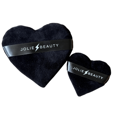 Black Heart Makeup Blender & Powder Puff (2 Pack)