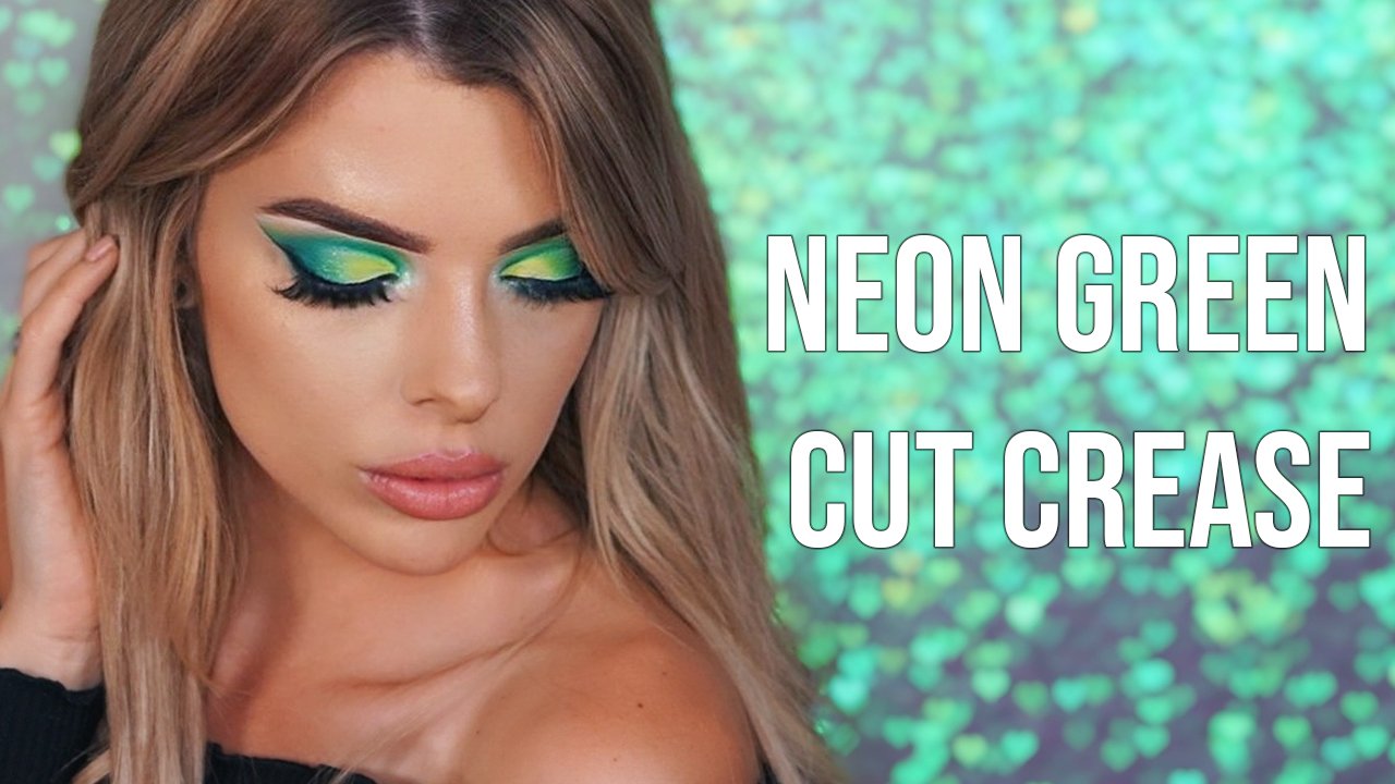 Green Cut Crease Tutorial - Jolie Beauty