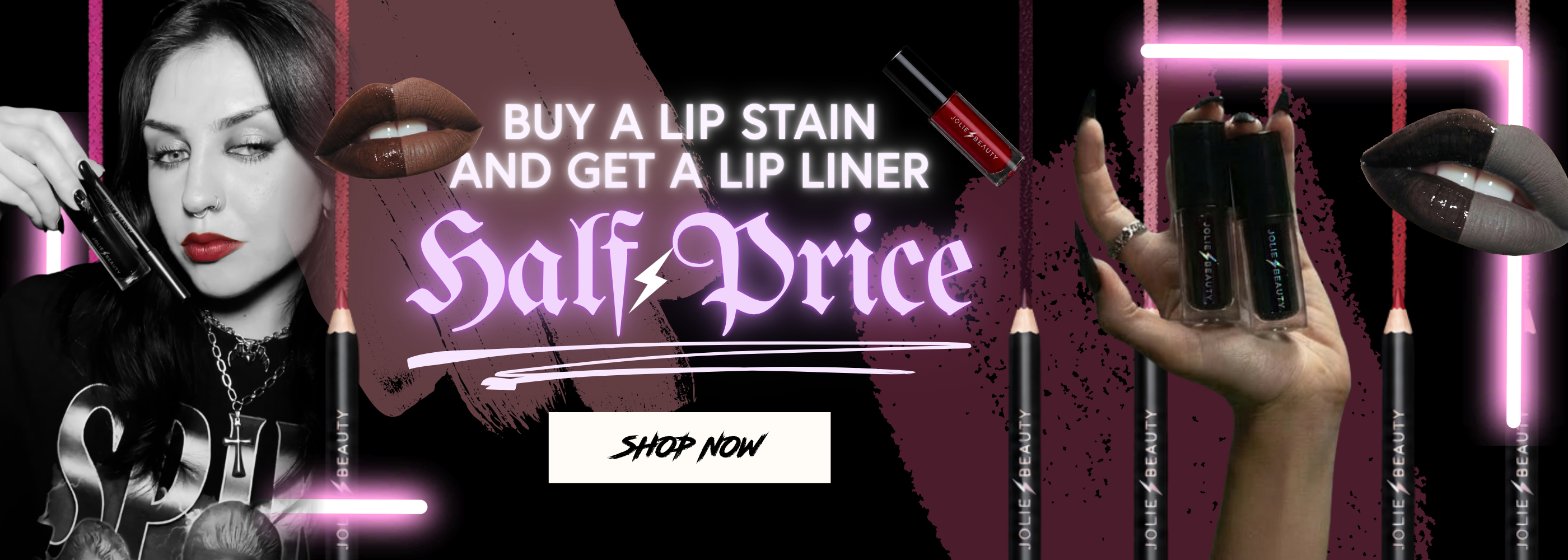 Buy one Eternal Lip Stain and get an Eternal Lip Liner 50% off