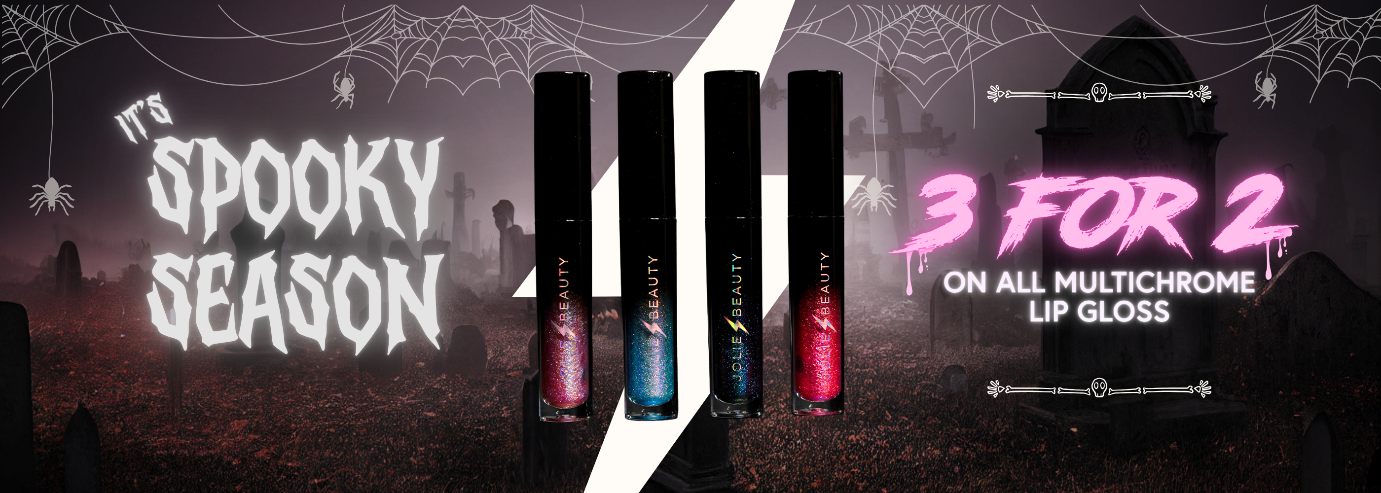 Spooky Season: 3 for 2 on all Multichrome Lip Gloss