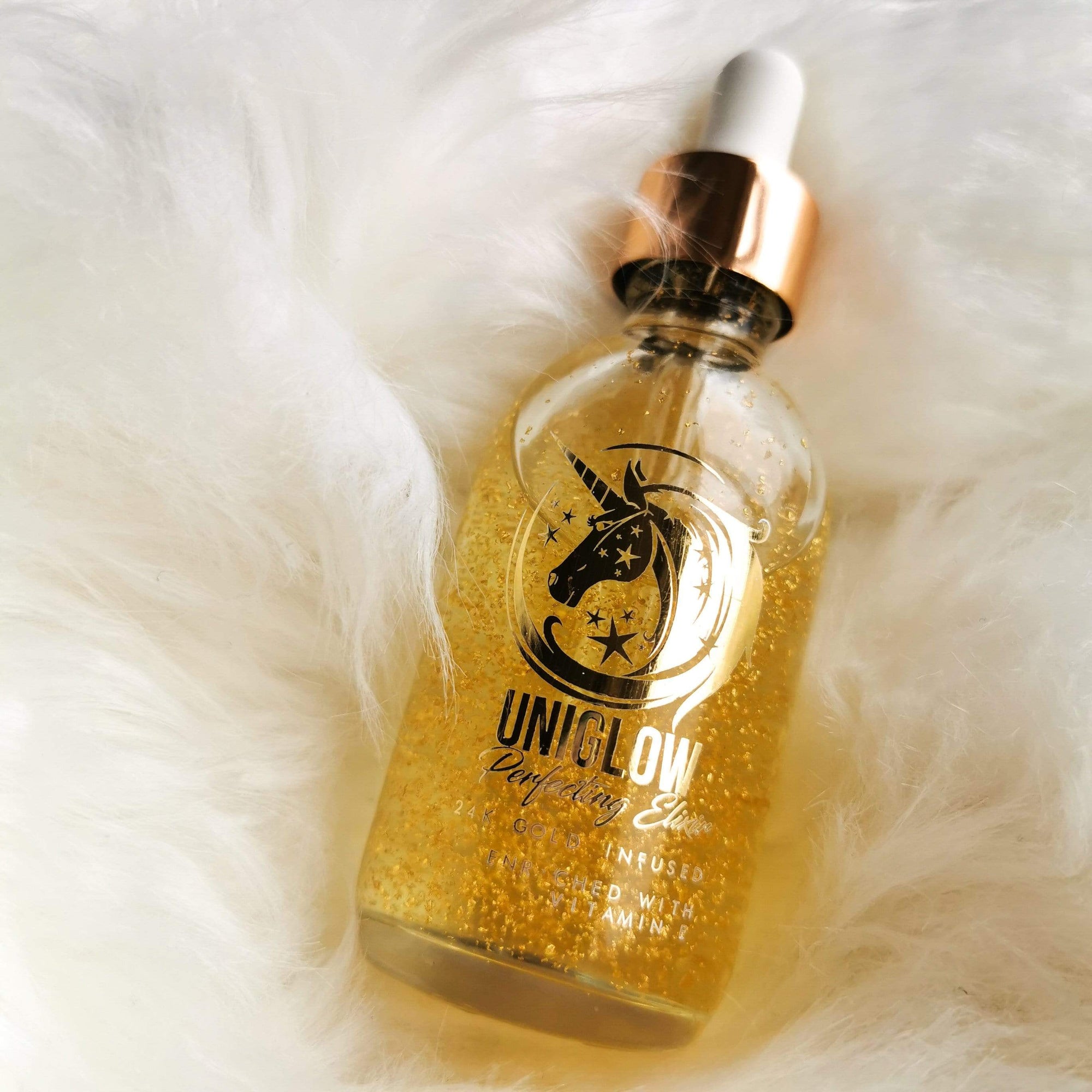 UniGlow JUMBO Size -  Gold Skin Perfecting Elixir (60ml) - Jolie Beauty